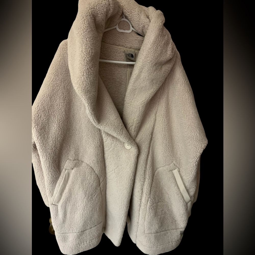 The North Face Cream Teddy Jacket